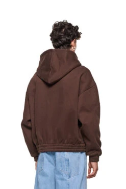Isolation Zip Hoodie Brown -olakala Verkäufe 20230725 Ola Kala Synergy Collection eCom Look11 Oberteil 0336