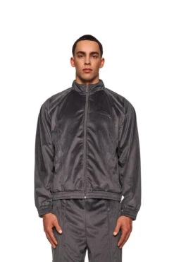Sports Velour Jacket Gray