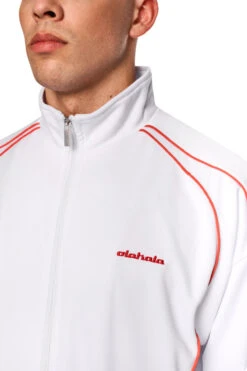 Rave Trackjacket White Red 9 Rave Trackjacket White Red -olakala Verkäufe 20240114 Ola Kala eCom Sports2 Look14 Oberteil 0371