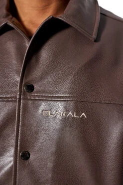 CC Leather Jacket Brown -olakala Verkäufe 20240119 OlaKala eCom CC4.0 Look12 Jacke 0440
