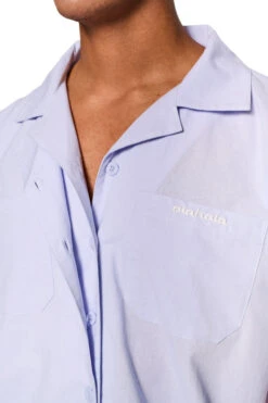 Layered Short Sleeve Shirt Blue -olakala Verkäufe 20240409 Ola Kala SS24 eCom Look10 Oberteil 0369