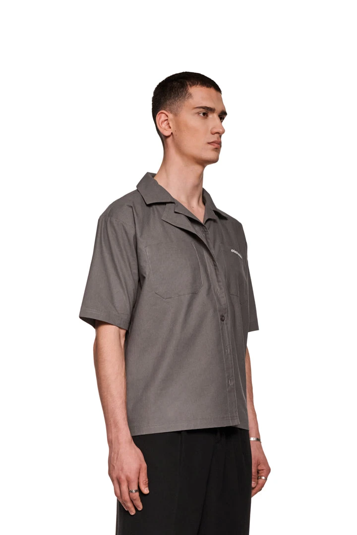 Layered Short Sleeve Shirt Gray 4 Layered Short Sleeve Shirt Gray – Bild 2