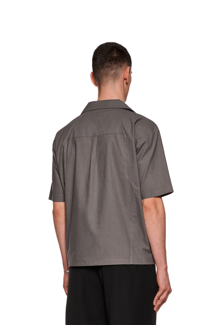 Layered Short Sleeve Shirt Gray 5 Layered Short Sleeve Shirt Gray – Bild 3