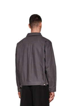 Heavy Anatomy Cotton Overshirt Gray -olakala Verkäufe 20240409 Ola Kala SS24 eCom Look13 Oberteil 0476