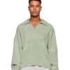 Glitched Fuzzy Polo Mint -olakala Verkäufe 20240409 Ola Kala SS24 eCom Look16 Fuzzy 0523
