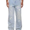 Distressed Denim Pants -olakala Verkäufe 20241018 Ola Kala eCom BF Look15 Hose 0381