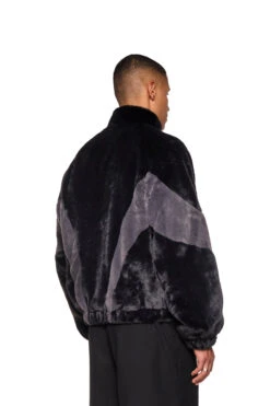 Two-Toned Fur Jacket Black -olakala Verkäufe 20241018 Ola Kala eCom BF Look23 Oberteil 0538