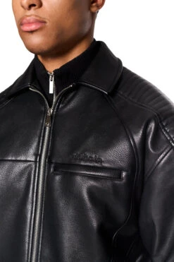 CI Leather Jacket Black -olakala Verkäufe 20241018 Ola Kala eCom FW Look04 Oberteil 0118