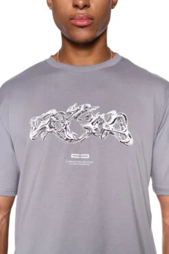 Greyzone T-Shirt Dark Gray -olakala Verkäufe 20241018 Ola Kala eCom FW Look08 Oberteil 0235