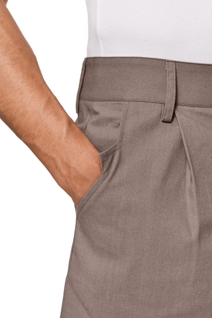 Linen Shorts Beige 7 Linen Shorts Beige – Bild 5