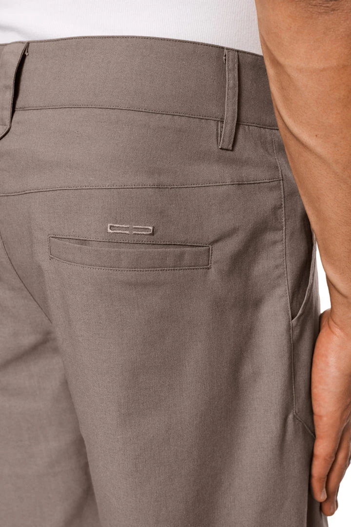 Linen Shorts Beige 9 Linen Shorts Beige – Bild 7