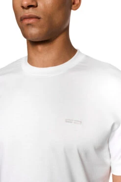 Pangea T-Shirt Slim Fit White -olakala Verkäufe 20250506 Olakala PANGEA eCom Look09 Oberteil 0661