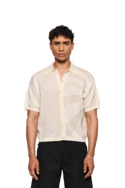 Sun Knit Shirt Creme