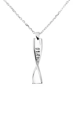 Toast-Clip Necklace Silver