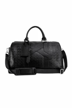 CC Debossed Weekender Bag Black