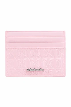 CC Leather Monogramm Cardholder Pink
