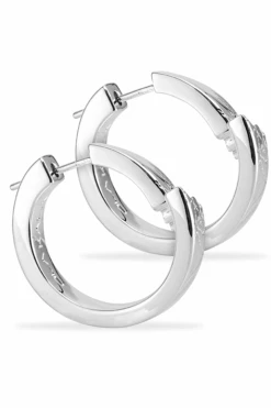 Synergy Destroyed Earrings Silver Coated